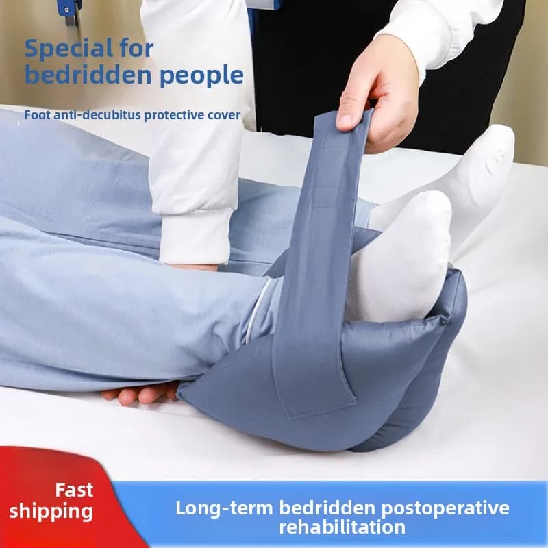 Tutore per piedi per anziani costretti a letto, supporto per caviglia con protezione per il tallone, previene ferite e caduta di pressione