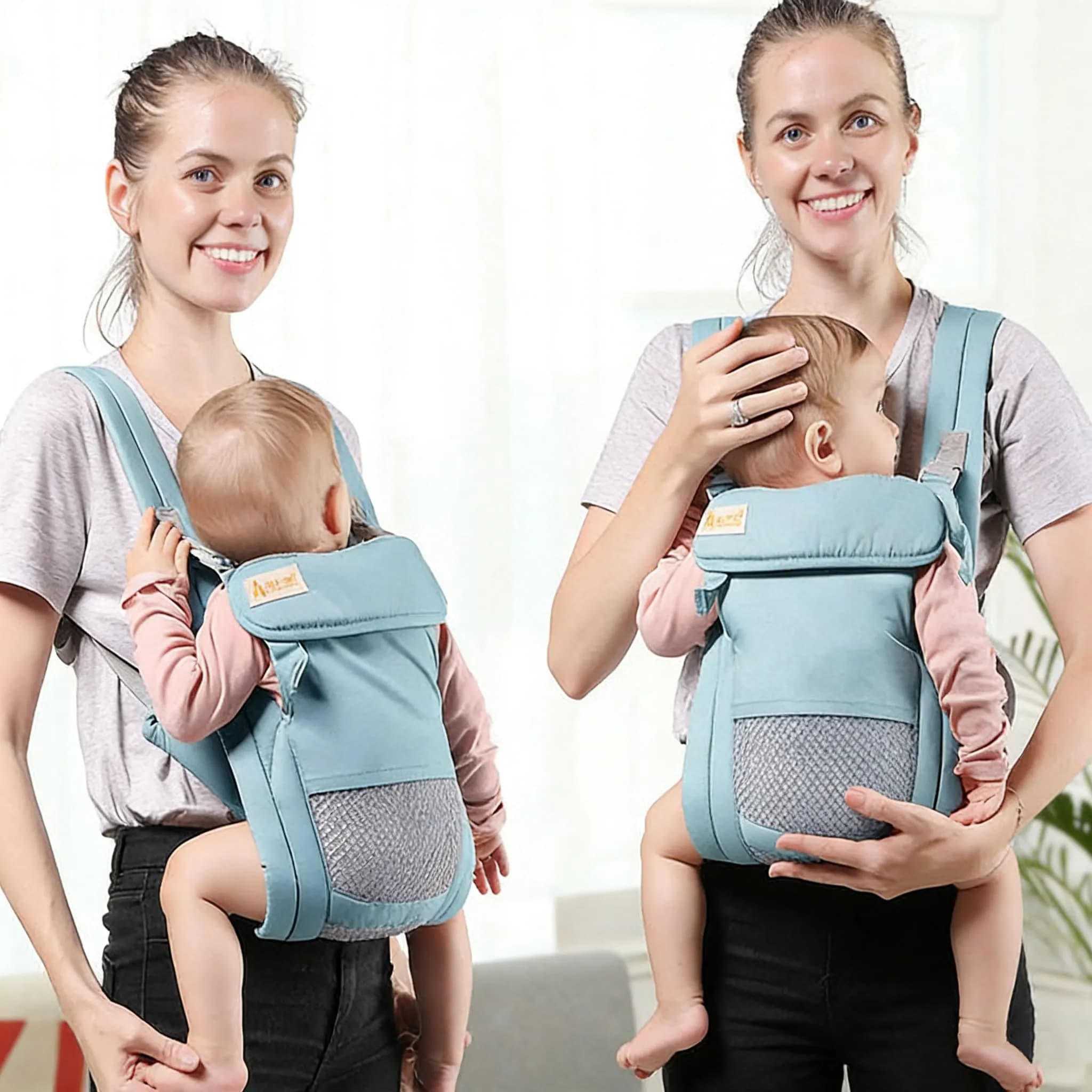 Marsupio per Neonati, Leggero e Comodo, per Tenere il Bambino a Mani Libere, Ideale per Uso Esterno