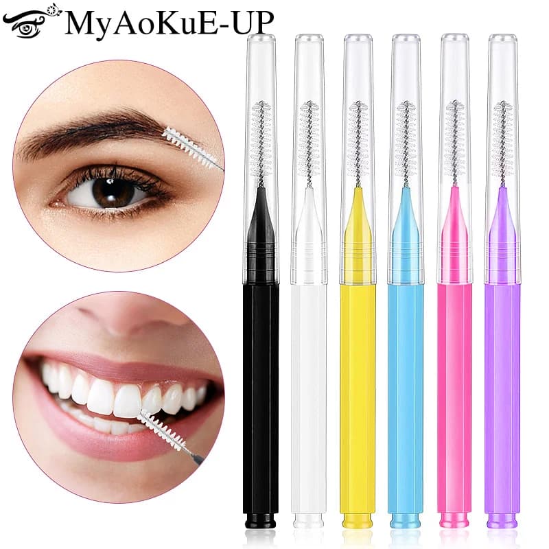 10/20 Pz Mini Eyebrow Brush Use And Drop Eyebrow Brush Brow Lift Supplies Eyelash Extension Combo Makeup Tool Brushes Interior