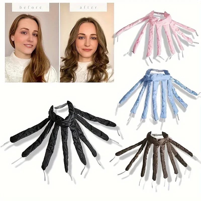 1 piece of octopus-shaped curl for women - Soft strap without heat for easy curls to make during sleep, for normal hair