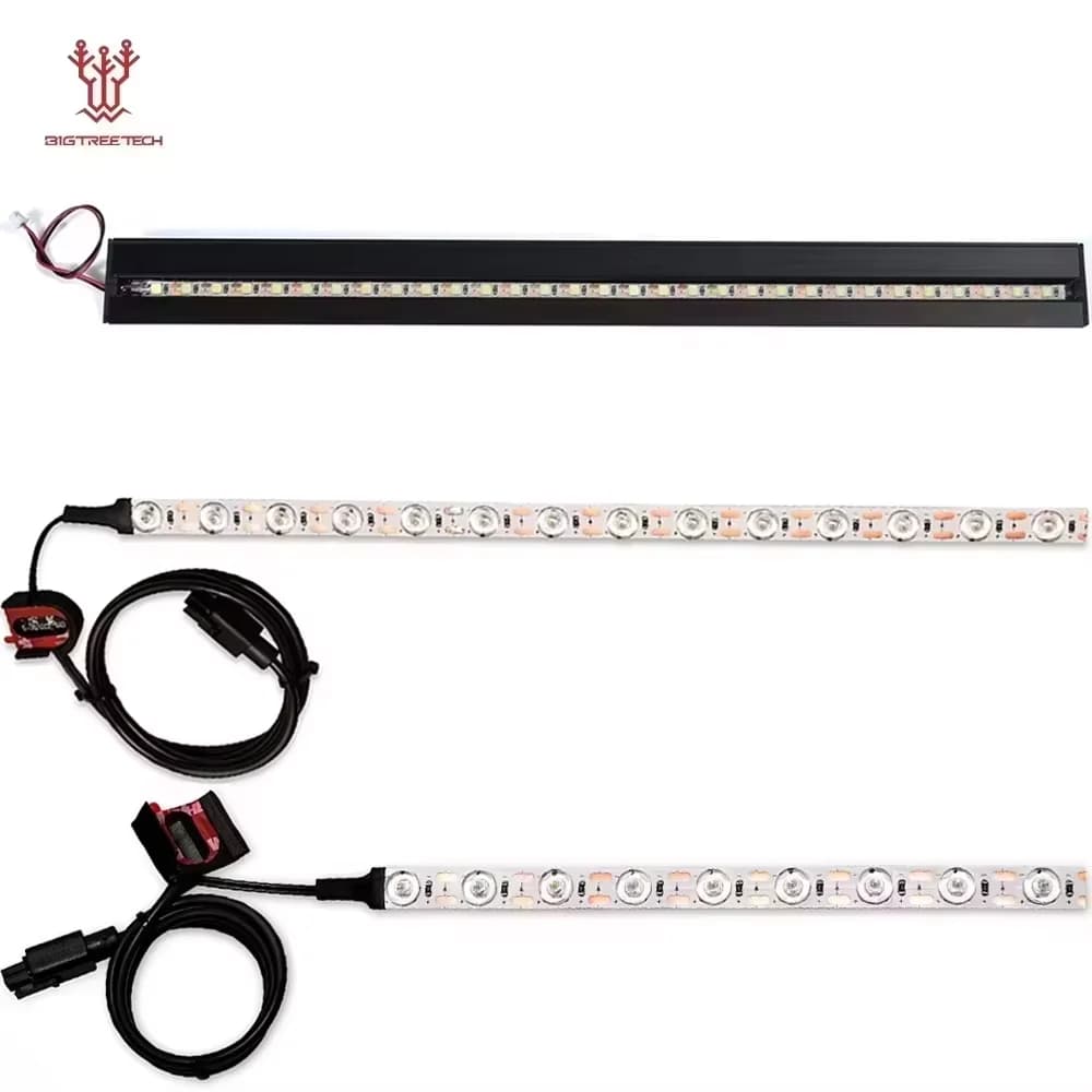 BIGTREETECH Panda Lux Kit barra luminosa a LED Installazione magnetica Buccia e striscia in lega di alluminio Striscia LED per Bambu Lab P1 X1 A1