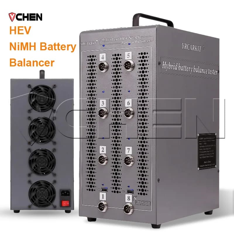 Aggiornamento Bilanciatore Batteria NiMH per Auto Ibride HEV con Funzione di Carica, Scarica e Monitoraggio Temperatura, per Toyota Camry Prius, Lexus, Honda - Strumento per Celle