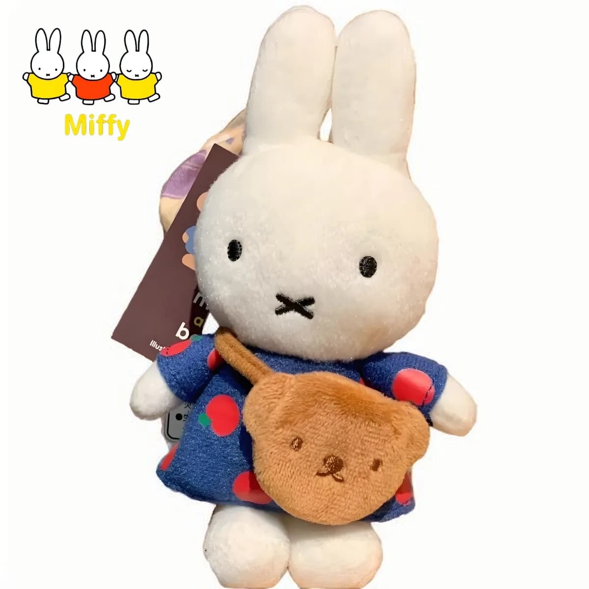 Kawaii Anime Miffy Rabbit Serie di mele creative Simpatico cartone animato Ragazza Cuore Peluche Bambola, Figurina Regalo Articolo decorativo