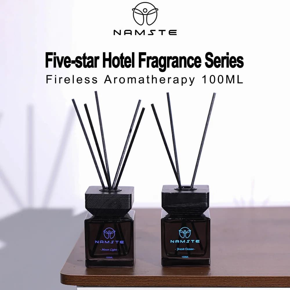 100ML Gelsomino Reed Diffusore Olio Hotel Fragranza Serie Fireless Aromaterapia Indoor Fragranza di Lunga Durata Bagno Deodorante