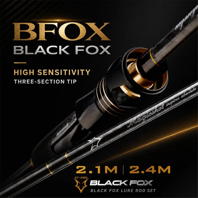 HASIDA BFOX Lure Rod Long Casting Carbon Fishing Japan Imported High Sensitivity Three Tips 210Cm 240Cm Sea Casting For Anglers
