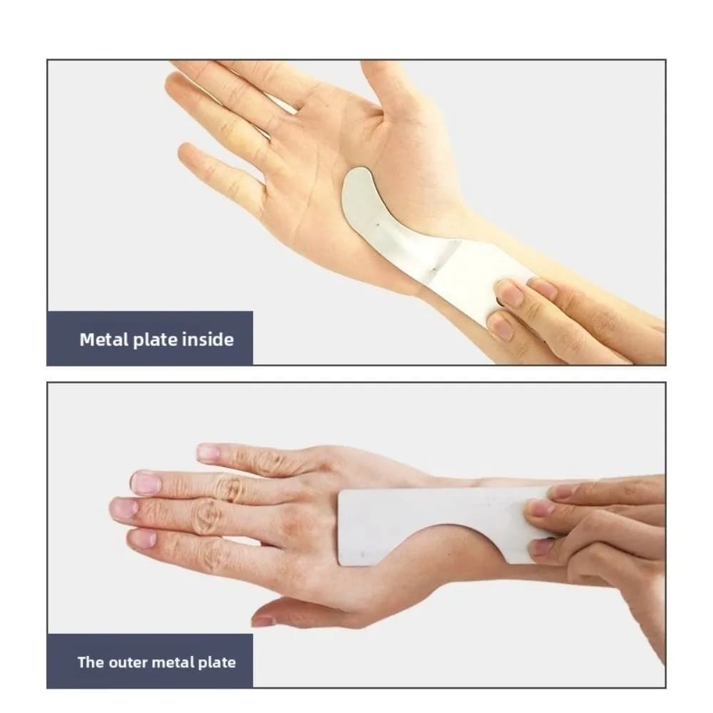 Cinturino regolabile Tutore per tendinite Lavabile e traspirante Tutore per polso per tunnel carpale Stabilizzazione Supporto ergonomico Stecca per mano