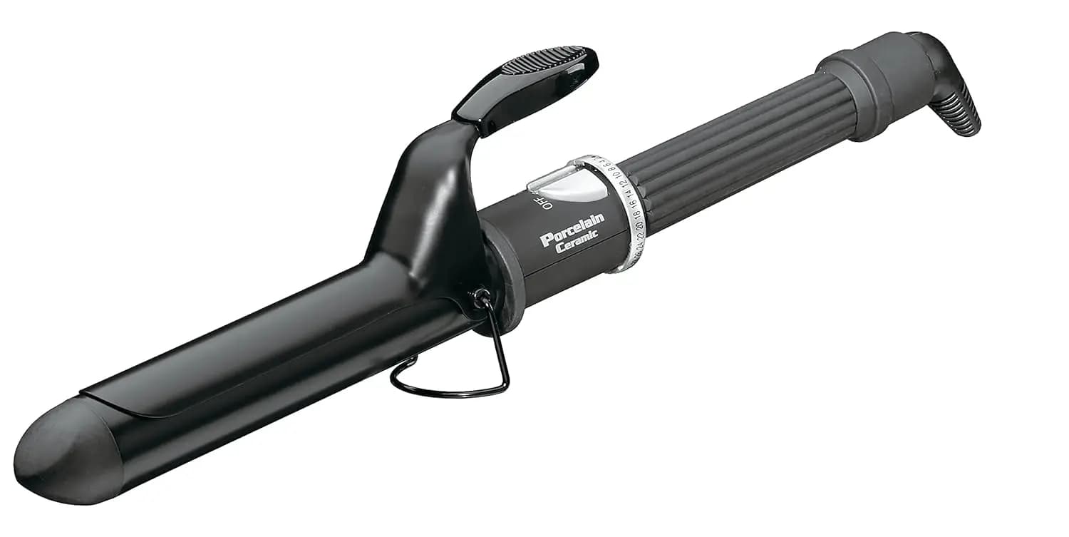 Professional ceramic curling iron for all hair types, heats up to 430 degrees. F for waves and long-lasting curls