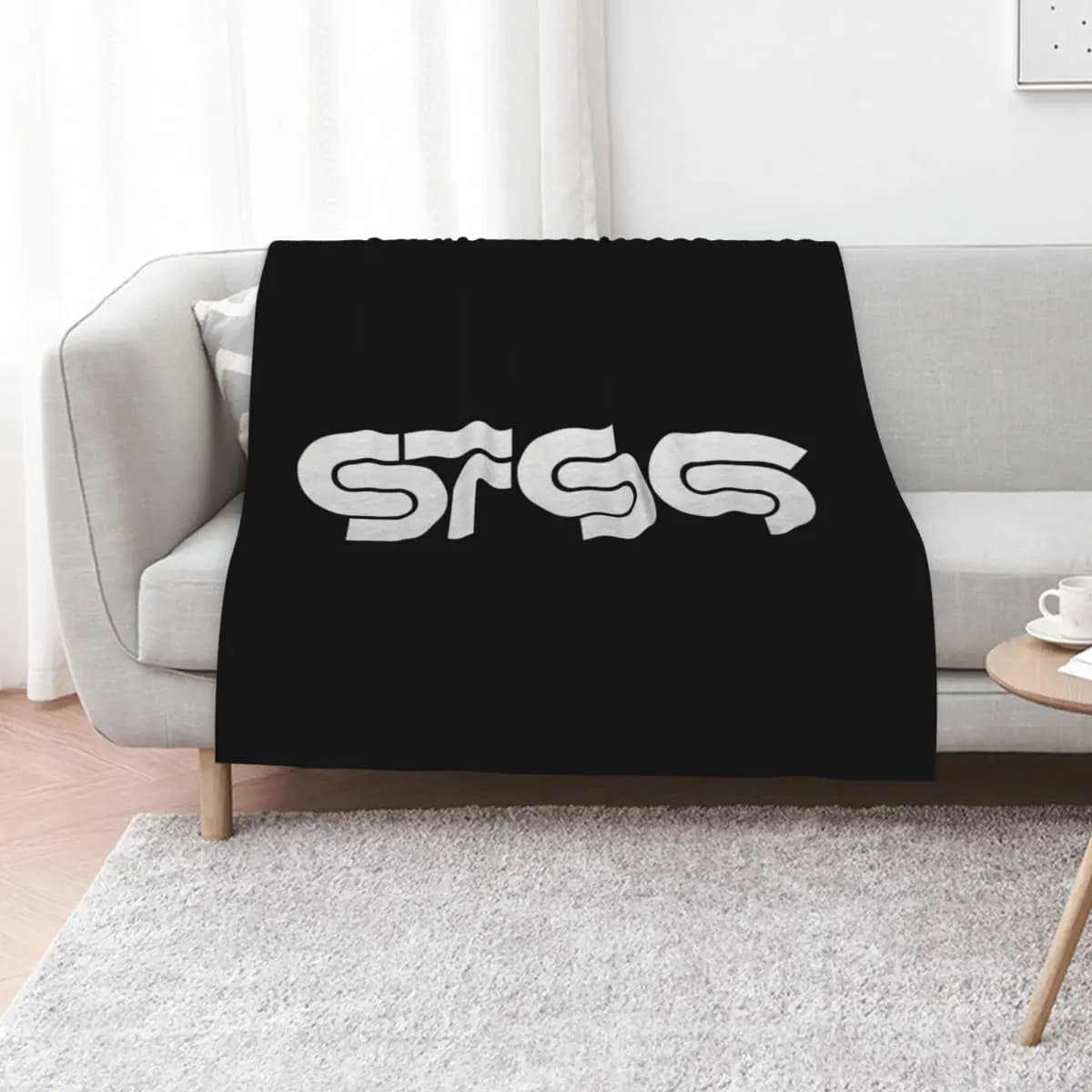 sts9 white letter Throw Blanket Furrys Sleeping Bag Soft Thins sofa bed Cute Plaid Blankets