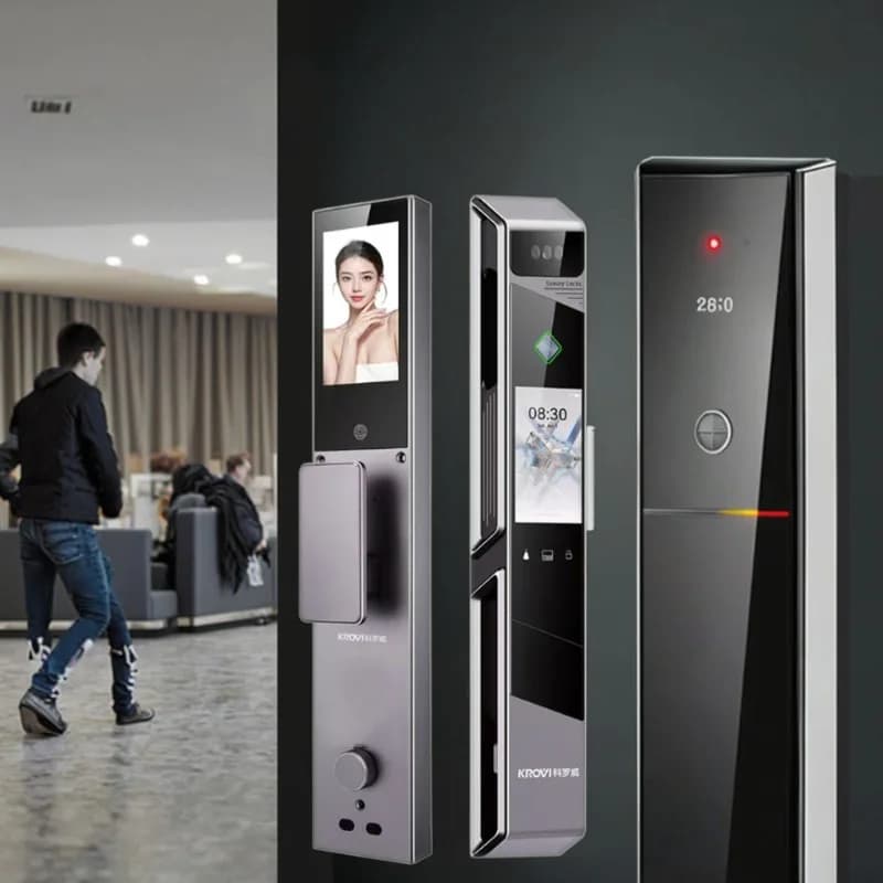 WIFI APP Fingerprint Tuya Smart Door Lock Face Recognition Lock Cerradura Inteligente Remote Control Smart Lock