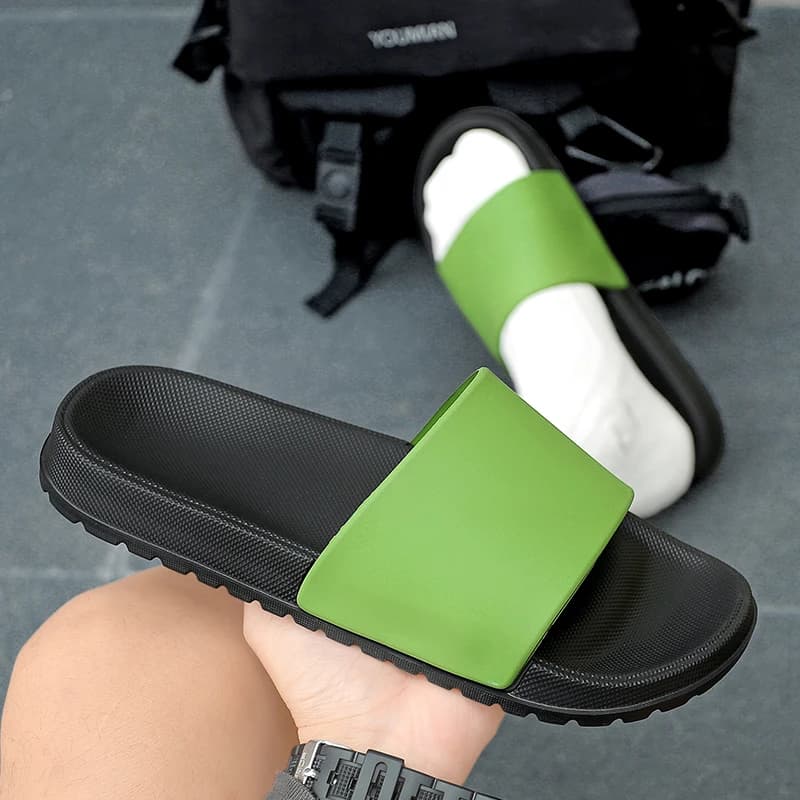 Men's Beach Slippers, Non-Slip, Soft and Comfortable, Eva Material, Summer Outdoor Sandals