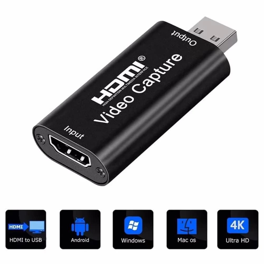 USB 2.0 3.0 1080P 30 60fps 4K compatible video capture box for gaming camcorder Live streaming
