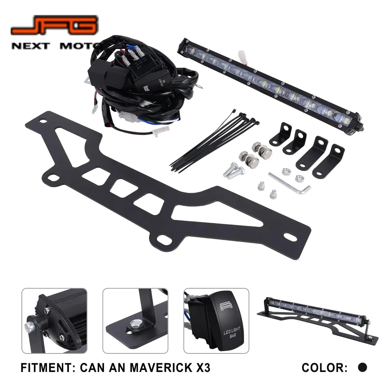 For Can Am Maverick X3 Rear Lighting Wheel Aluminum CNC Electric Light Strip Dirt Bike Motorcross Offroad