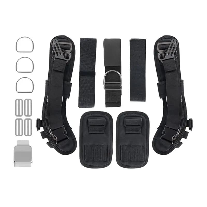 ABHS-Diving Quick Release Buckle Back Plate Diving Bracket For Snorkeling Scuba Diving Backplate Part