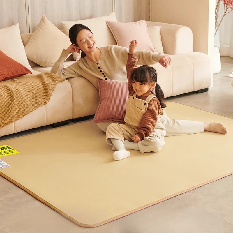 Carbon Grafen and Crystal Heat Mat Electric Floor Hot Mat for Home Thermal Yoga Carpet with Heating Mat Bedroom Controller