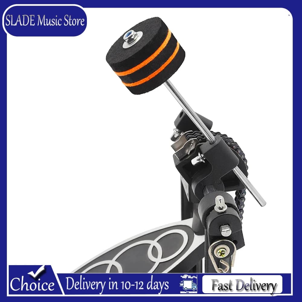 Bass Drum Beater Replacement Felt Hammer Head Percussion Accessory for Kick Drum Pedal Durable Beater Pad for Drum Set