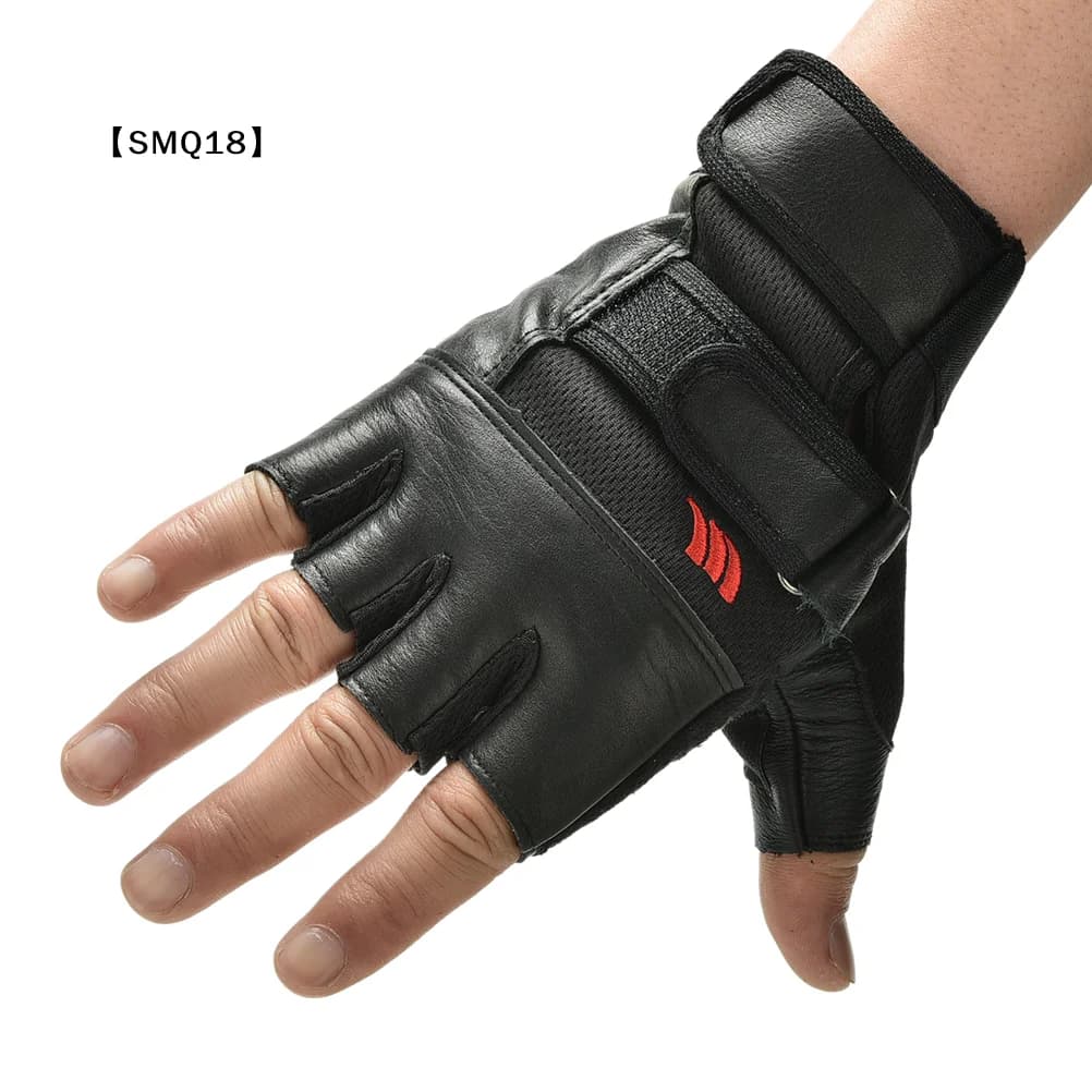 Men Weight Lifting Gym Exercise Training Sport Fitness Sports Car Leather Gloves【SMQ】