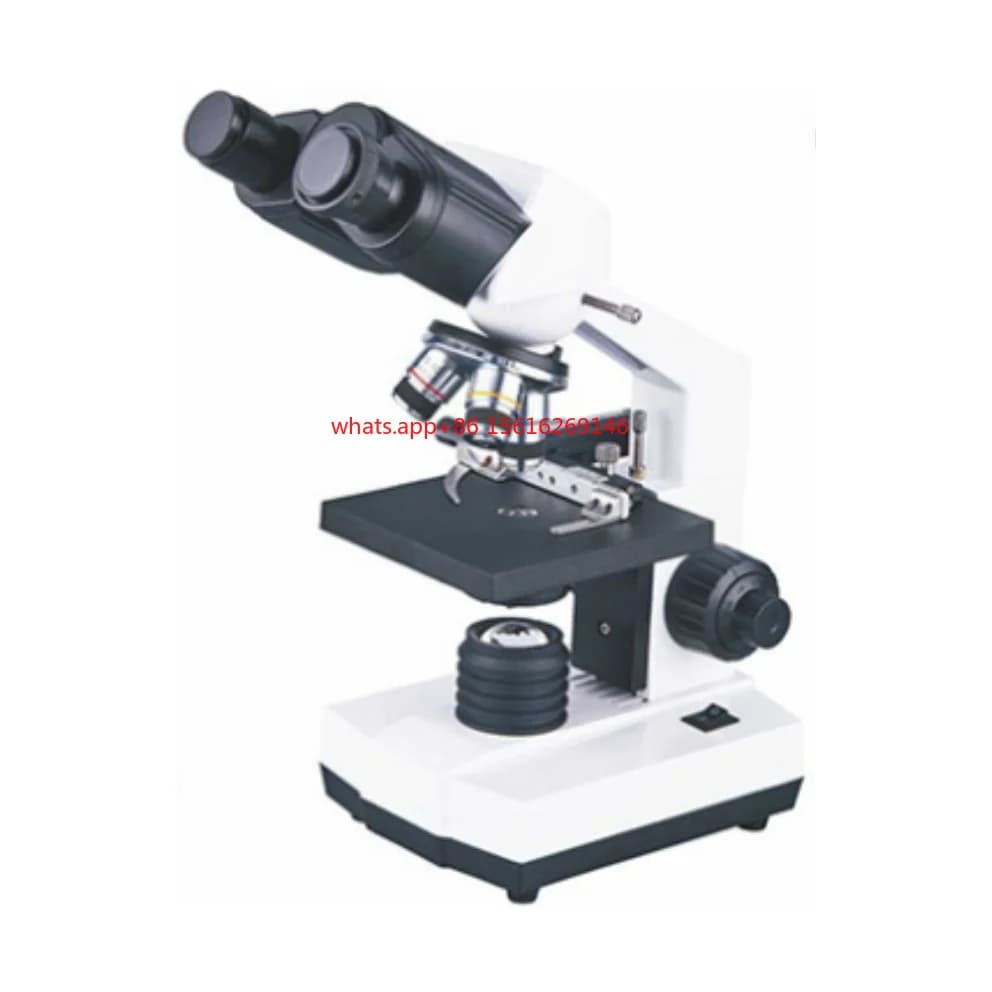 WEST TUNE B104 Microscopio biologico ottico da laboratorio Microscopio binoculare 10X 40X (molla) 100X (olio primaverile)