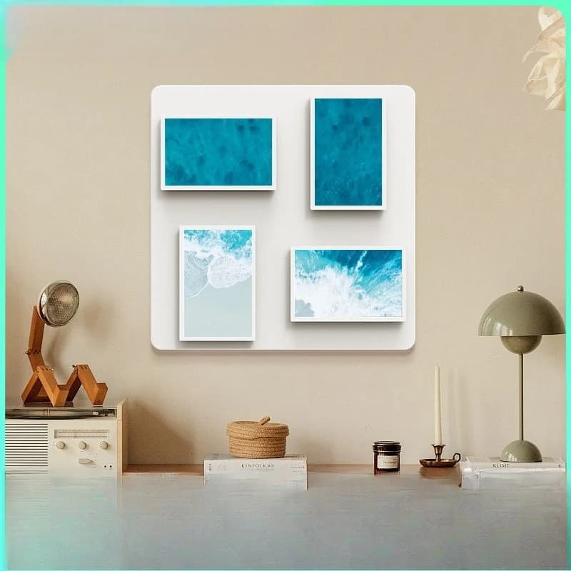 Schermo per pittura, tela visiva senza fili, cornice per foto, cornice per foto digitale, decorazione del soggiorno, parete di fondo