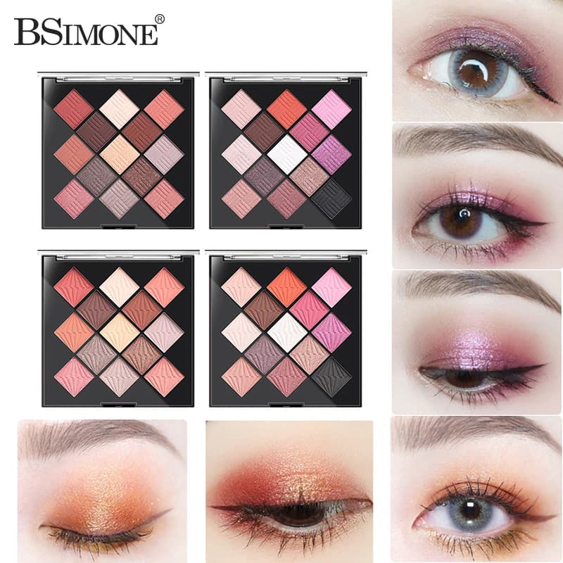 Ombretto Smoky Europeo e Americano Cold Sweet Light Altamente pigmentato, forma speciale, buoni colori, luccicante, finitura opaca