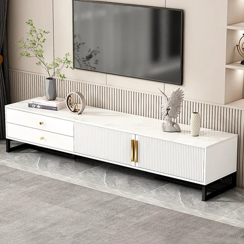 White Shelf Tv Stands Floor Designer Entertainment Display Nordic Monitor Modern Tv Table Salon Muebles Chinese Style Furniture