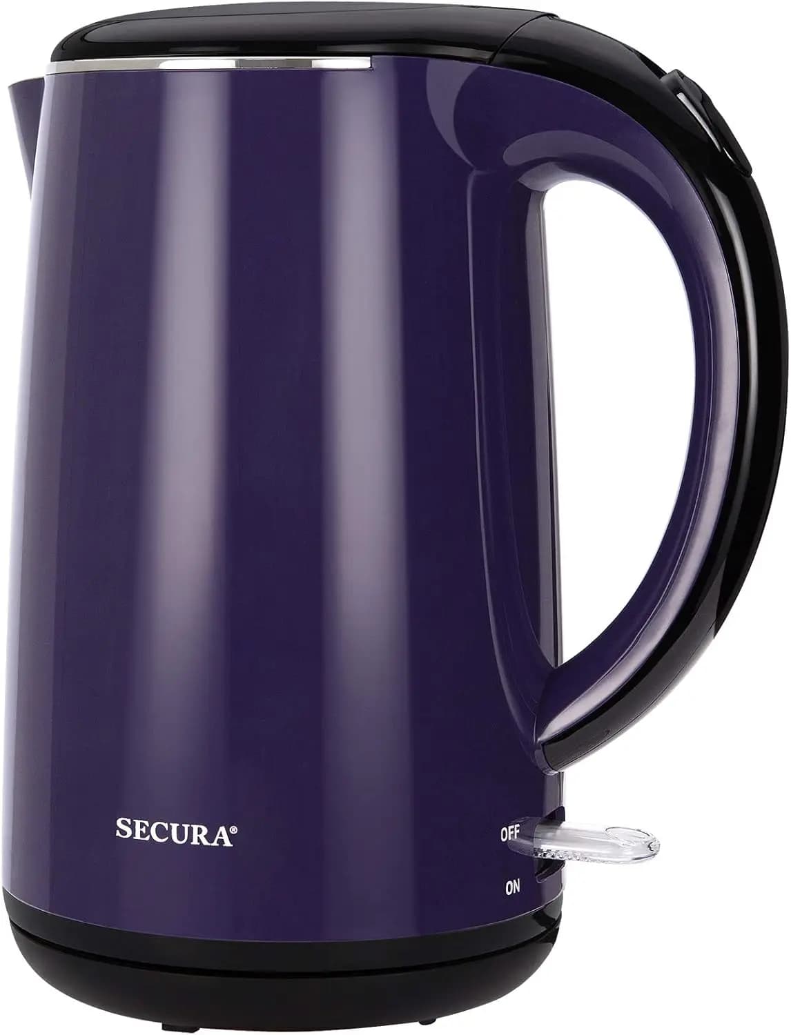 1.8 liters stainless steel electric kettle with automatic shutdown, protection against dry and external boiling