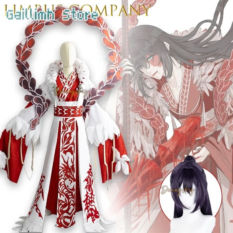 Limbus Company Honglu Cosplay Costume, Outfit for Soul Character Role Games, Halloween Party Dressing, Sexy Hanfu Chinese