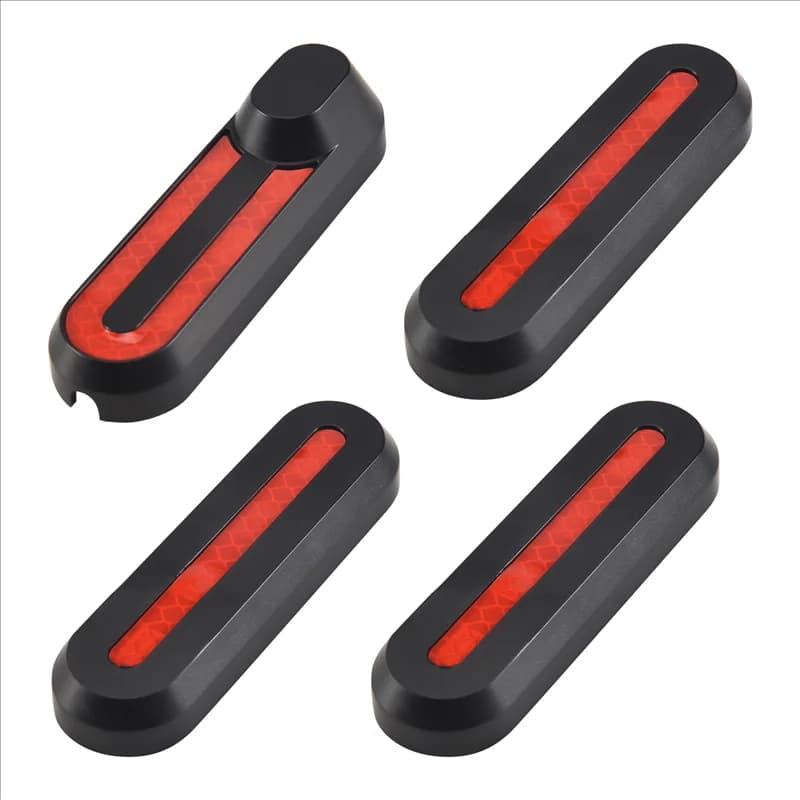 A33K-Per Xiaomi M365 Scooter elettrico intelligente Mozzi ruota Tappo Custodia protettiva con decalcomanie adesive Parte di ricambio per skateboard