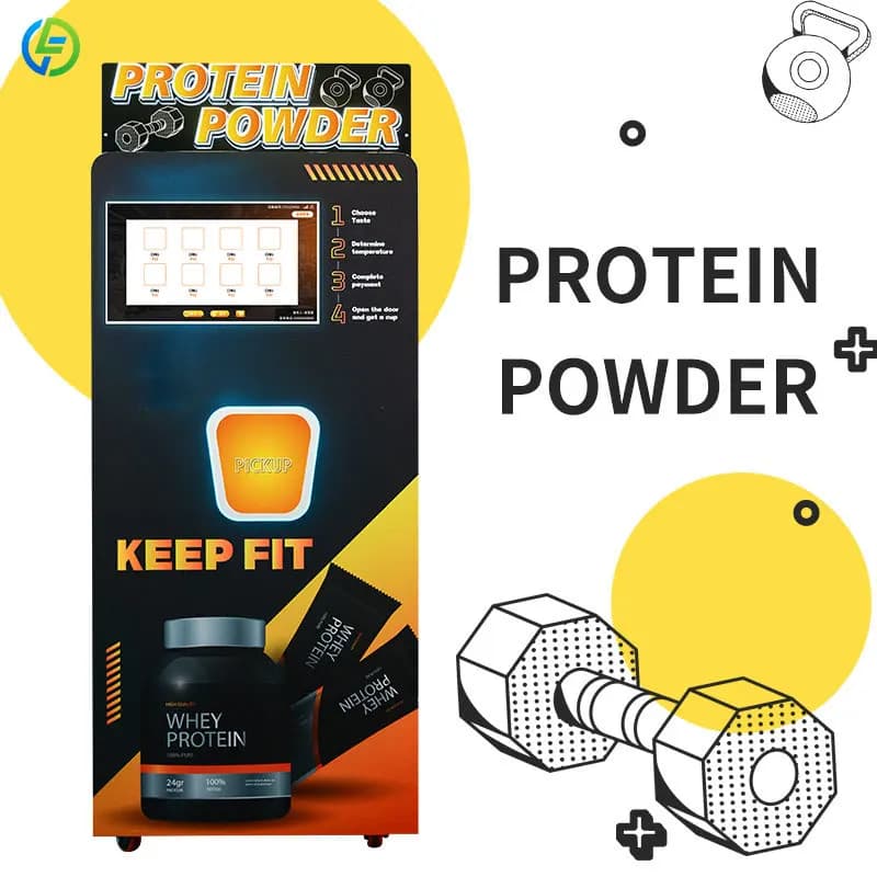 FL Automatic Mixing Luxury Protein Powder Vending Machine for Hot Cold Beverages Customized