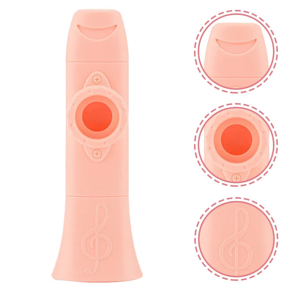 Kazoo Professionale in Plastica, Strumento a Bocca Leggero e Portatile per Accompagnamento Musicale di Chitarra, Ukulele, Violino e Pianoforte