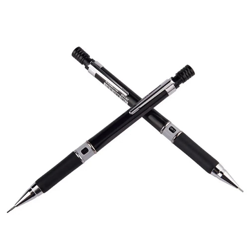 6Pcs Automatic Pencil Set Mechanical Pencil Small Design Refill Leads Included School Student Writing Drawing Tools