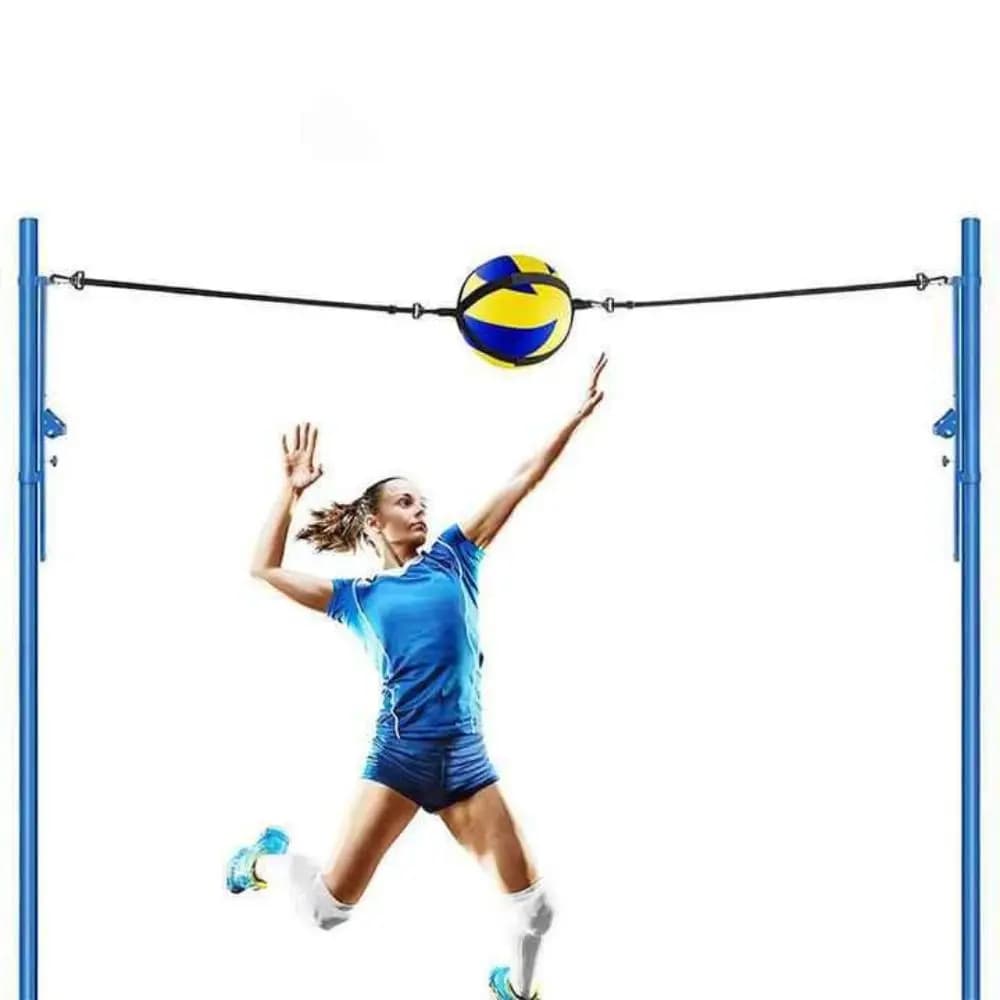 Catena elastica per allenamento di pallavolo, flessibile e resistente all'usura, attrezzo ausiliario per allenamento di pallavolo, trainer per servizio individuale.