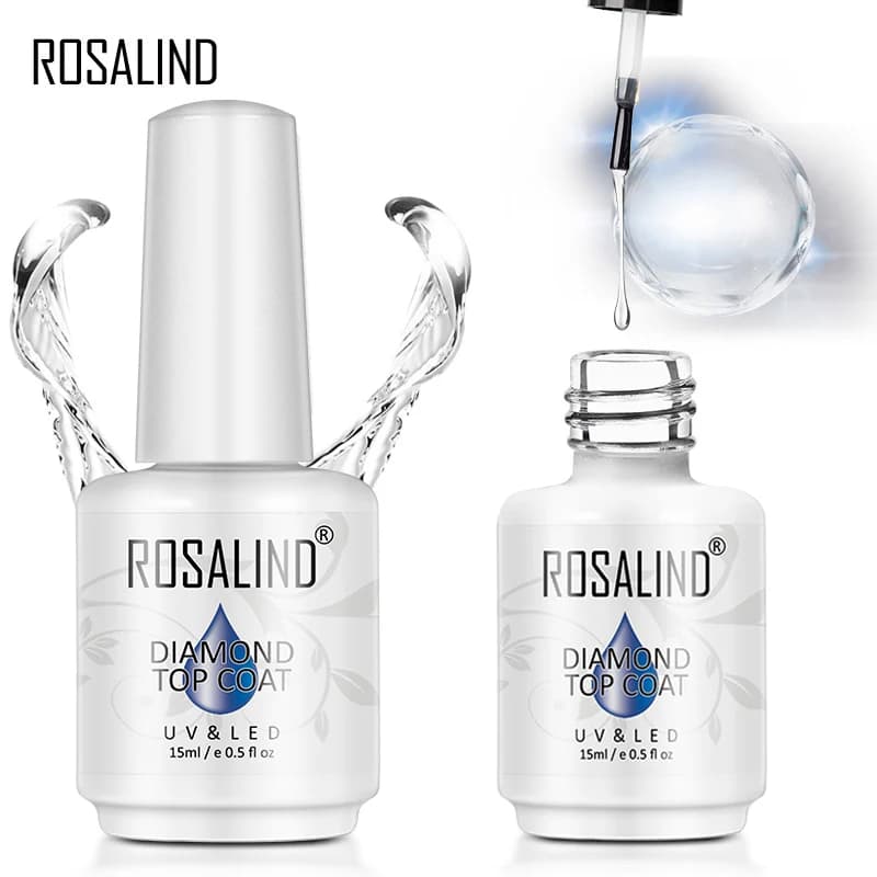 ROSALIND nail glue 15ML glass bottle nail polish gel naked polishing patch adhesive primer coating lamp UV nail supplies for nails