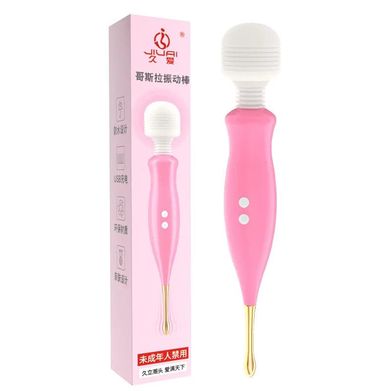 Vibrator for electric massage AV Stick double head rechargeable wand magic gun Inverter female masturbator tools for sex products