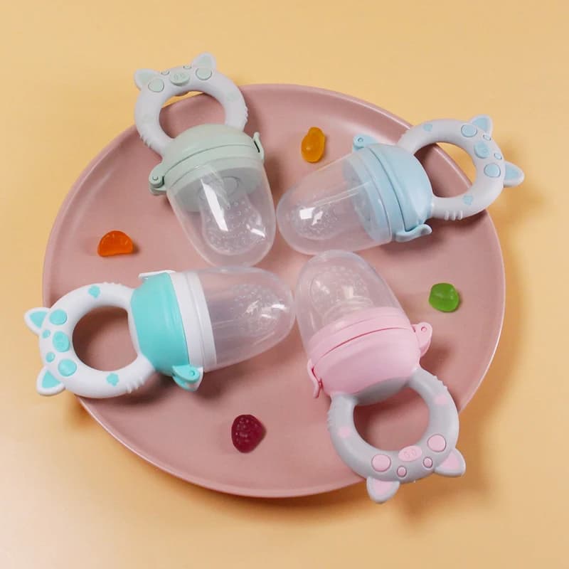 1 pz mangiatoia per frutta per bambini ciuccio neonato frutta cibo alimentazione forma carina bambino rinato ciucci in silicone per neonati giocattoli per bambini