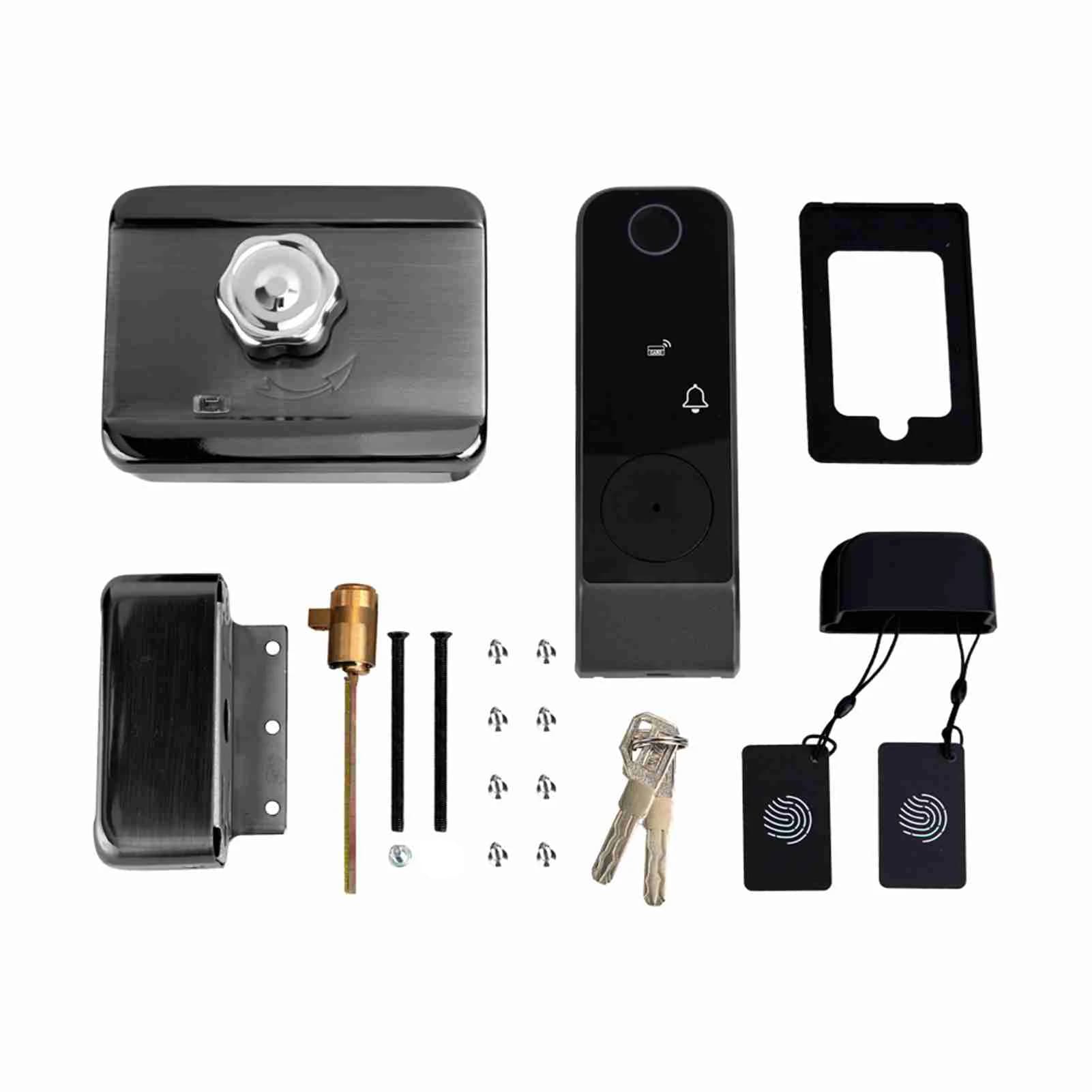 Tastiera Smart Lock Serratura intelligente Serratura per porta senza chiave Password per impronte digitali Chiave per auto IP66 Serratura per porta intelligente a prova di acqua per Tuya