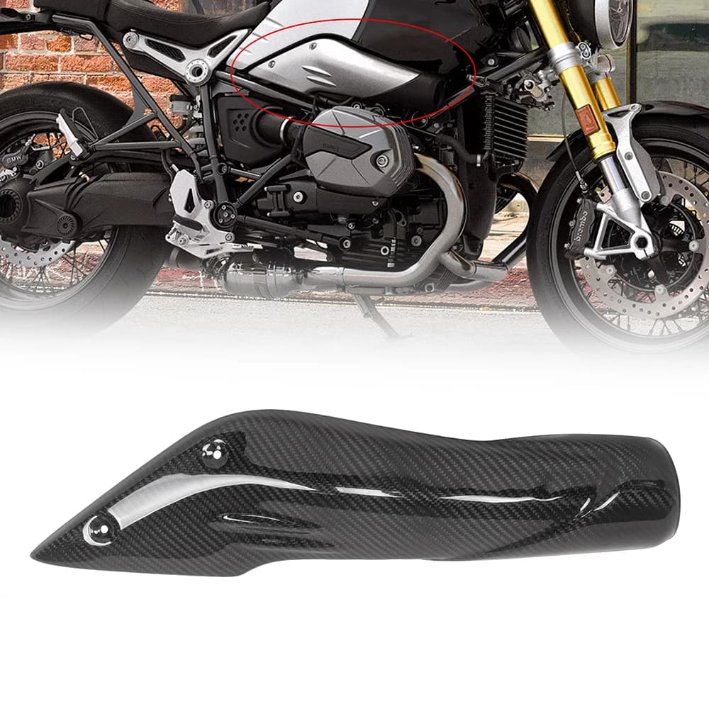 For BMW R9T R nineT 100% carbon fiber side air outlet Ram Snorkel Cover motorcycle fairing accessories MOTO4U
