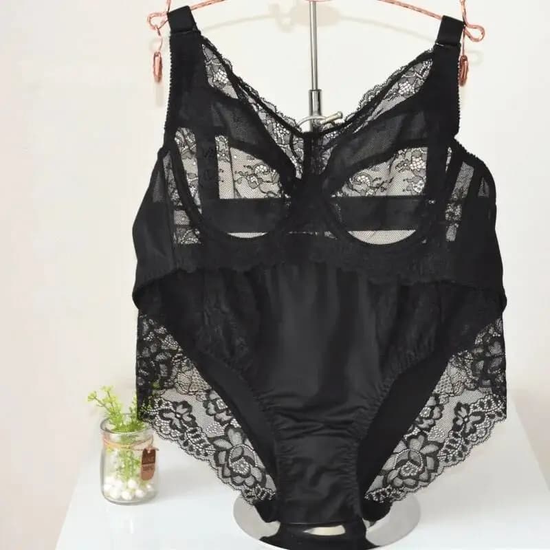 Set reggiseno senza cuciture in pizzo Set intimo donna Set moda donna Bralette Lingerie Sexy 2 pezzi Set reggiseno + mutandine