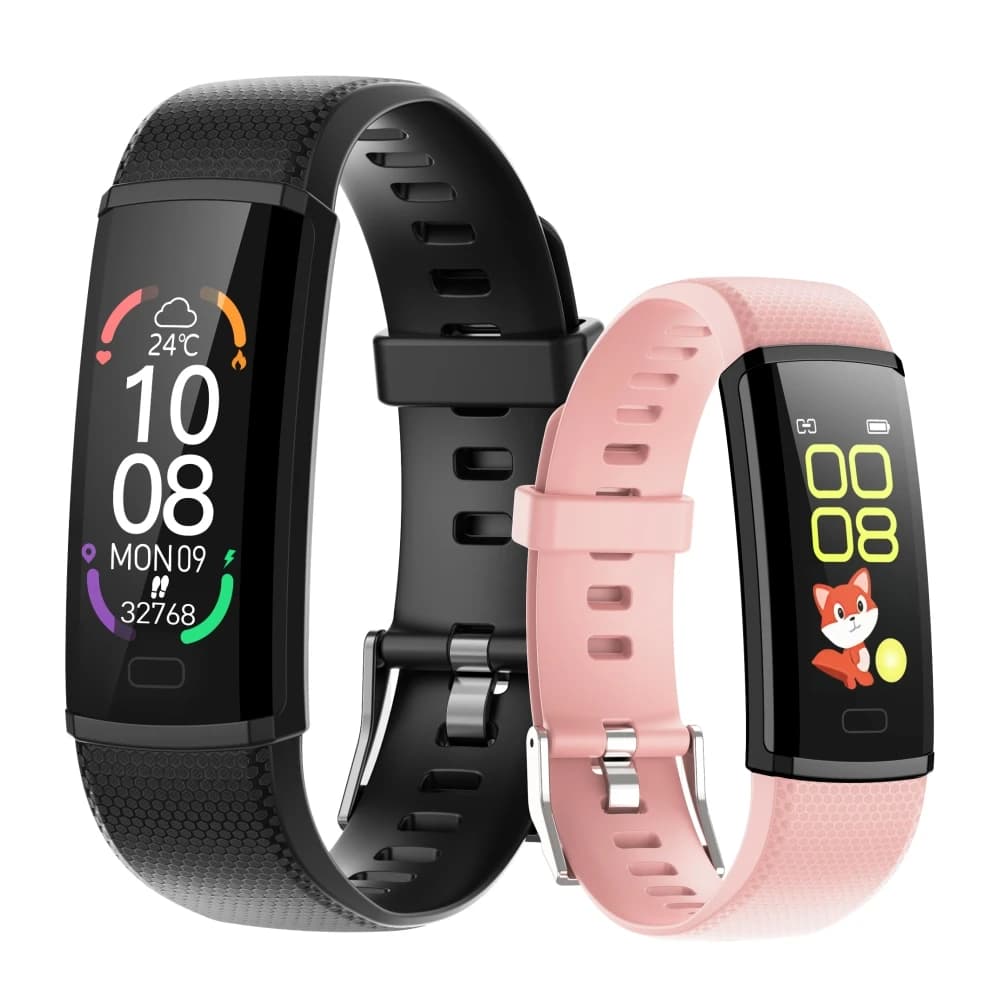 Smart Sporty Bracelet for Men and Women, Waterproof 3ATM, Messages & Calls, Cardiac Frequency Monitoring, Fitness Tracker, Smartwatch