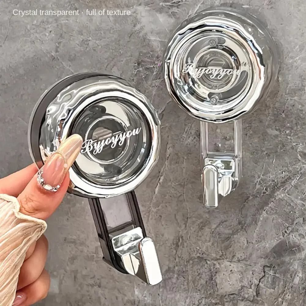 New Powerful Suction Cup Hooks Heavy Duty Reusable Shower Hooks Vacuum Storage Hanger