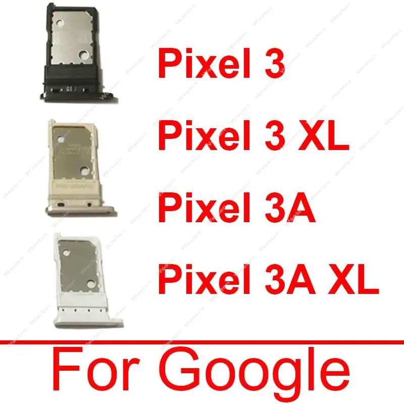 Vassoio porta SIM per Google Pixel 3 3XL 3A XL, modulo slot lettore SIM, ricambio per riparazione