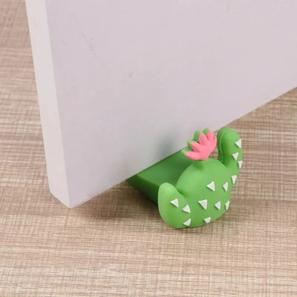 Fermaporta in silicone per cartoni animati, antiurto, riutilizzabile, maniglia per porta, fermaporta, porta di casa, anti-collisione, blocco, fermaporta a cuneo