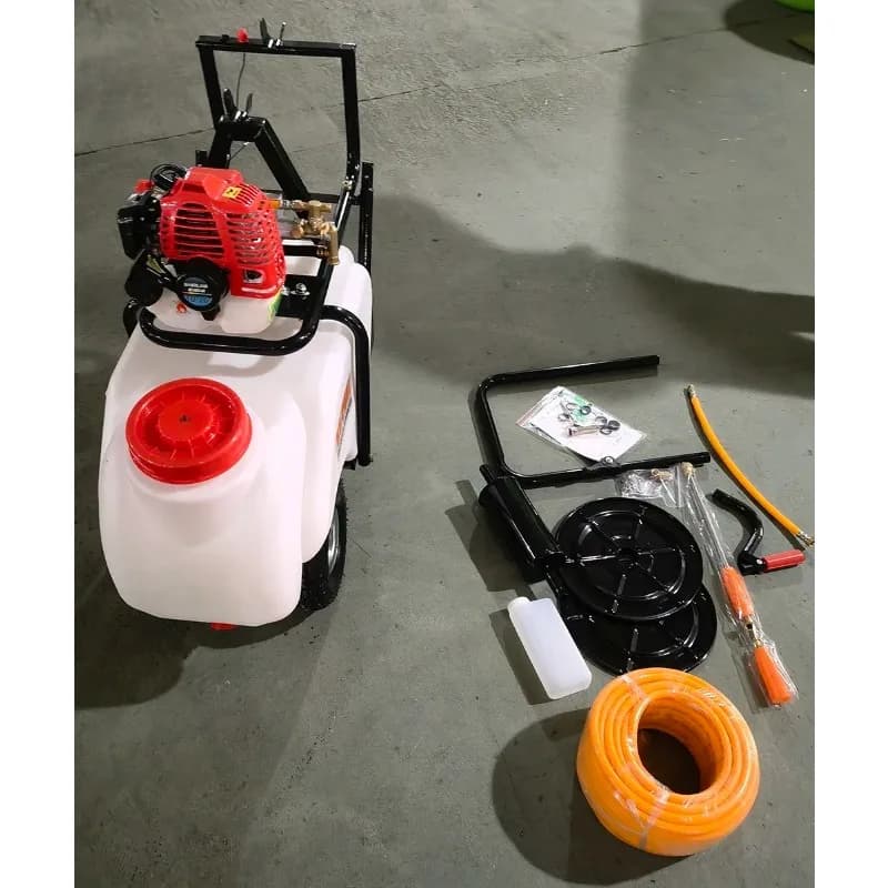 Spruzzatore di potenza del motore solino da 50 litri GA OS-P60T Spruzzatore da giardino ad alta pressione con pompa, tubo flessibile e spruzzatore agricolo del motore