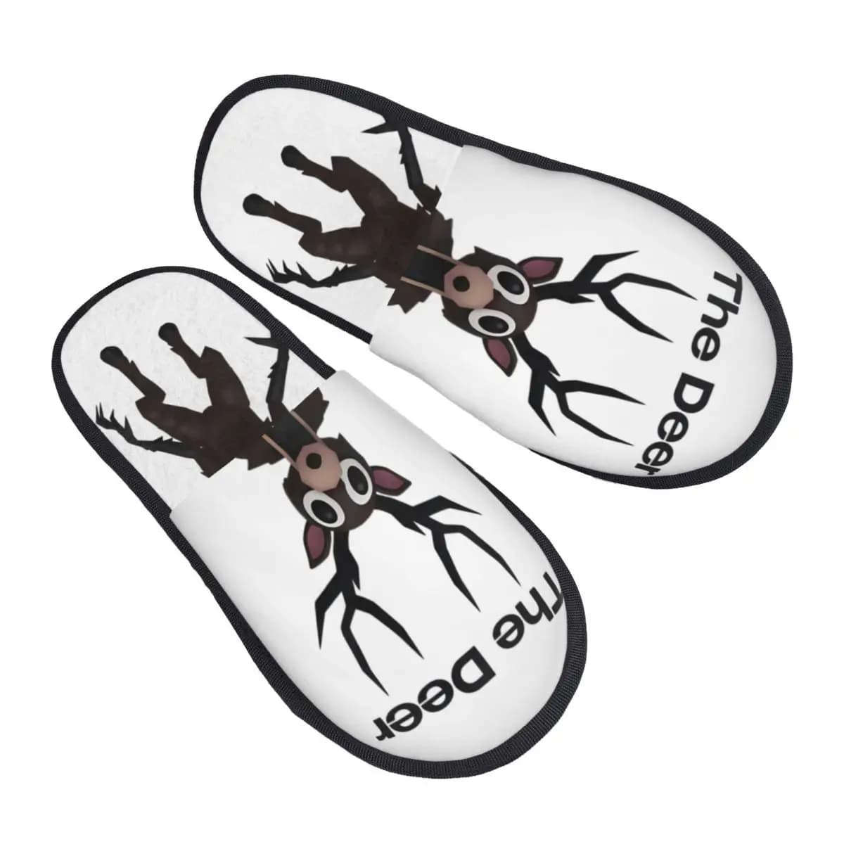 The deer 99 nights in the forest Slippers from home Anti-slip Gaming Gamer Soft fur slippers for home Slides Stay