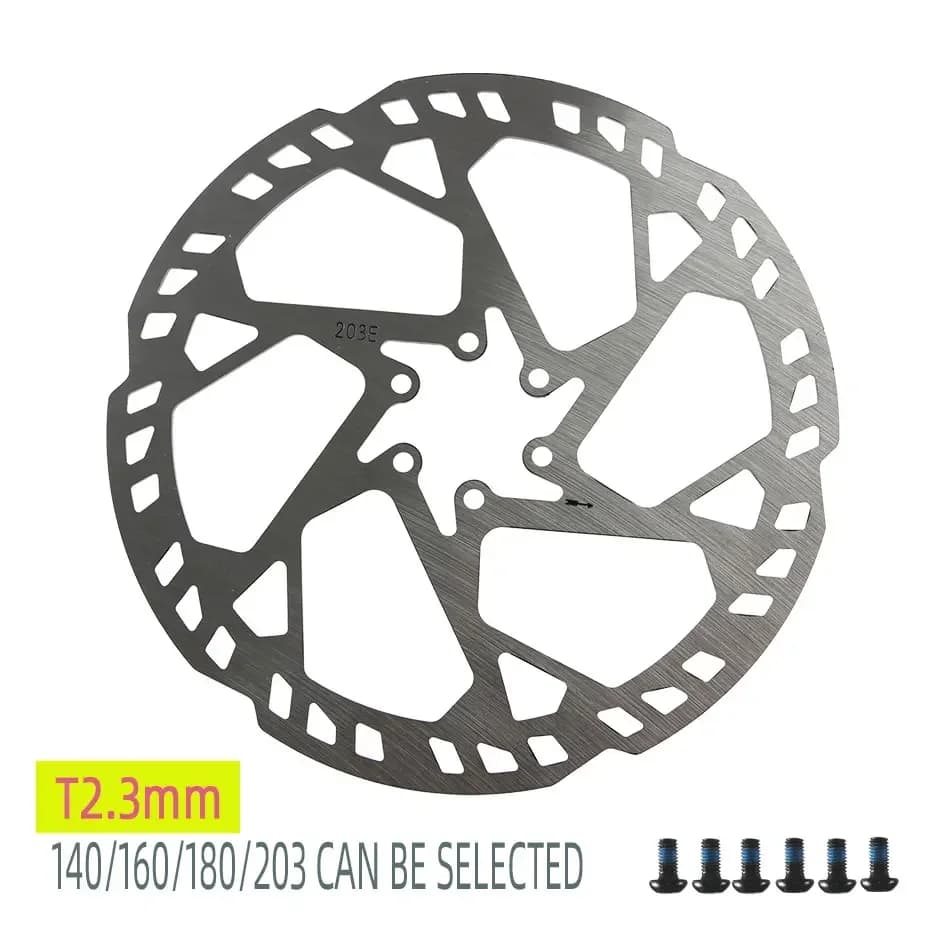 NFOX 160 sei modanature Mountain Road Scooter elettrico bicicletta 203 disco freno 140 pastiglie rotore bici 180 piastra spessa 2.3mm accessori