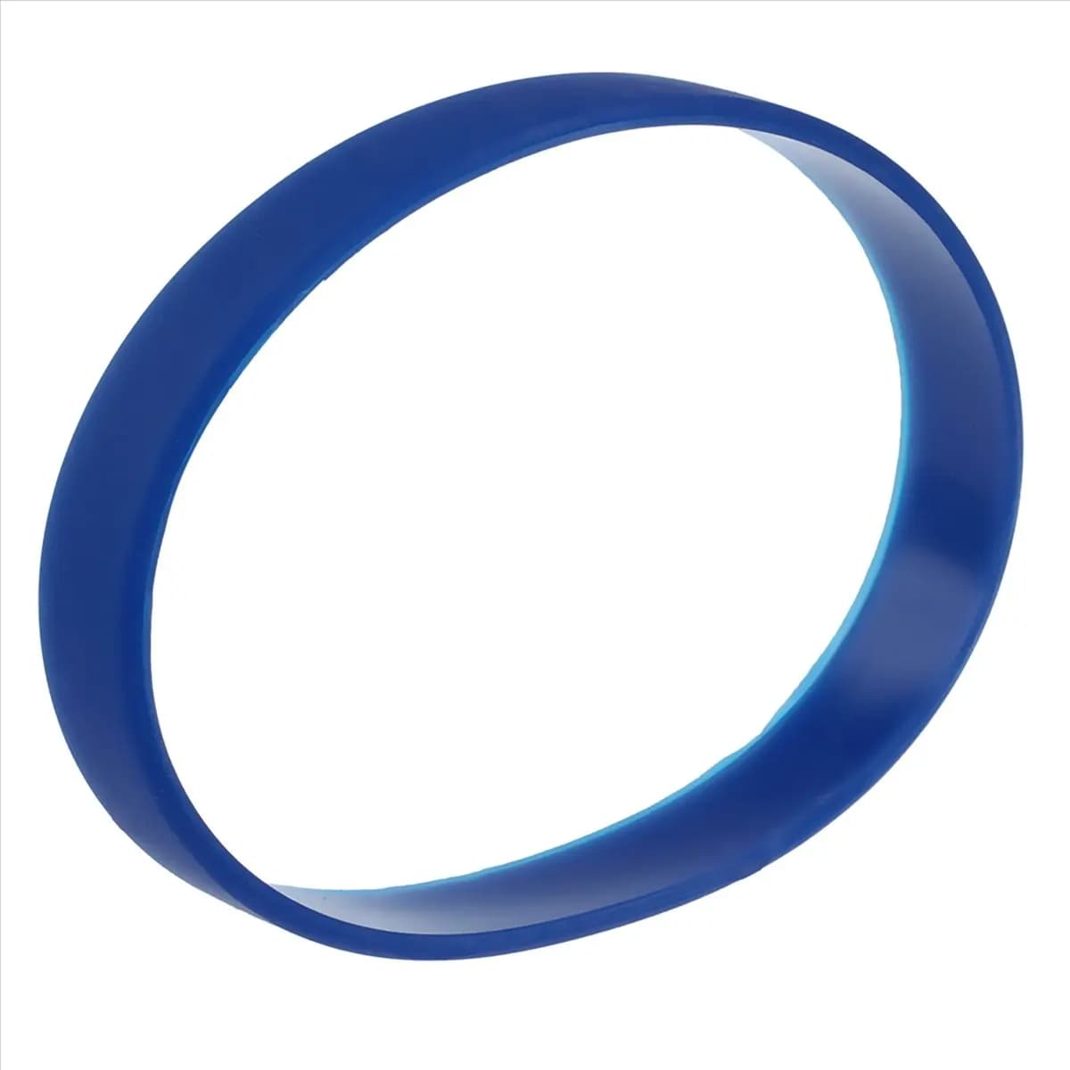 *A91P 3X Rigid Bracelet with fashionable silicone rubber elastic, wrist cuff, dark blue