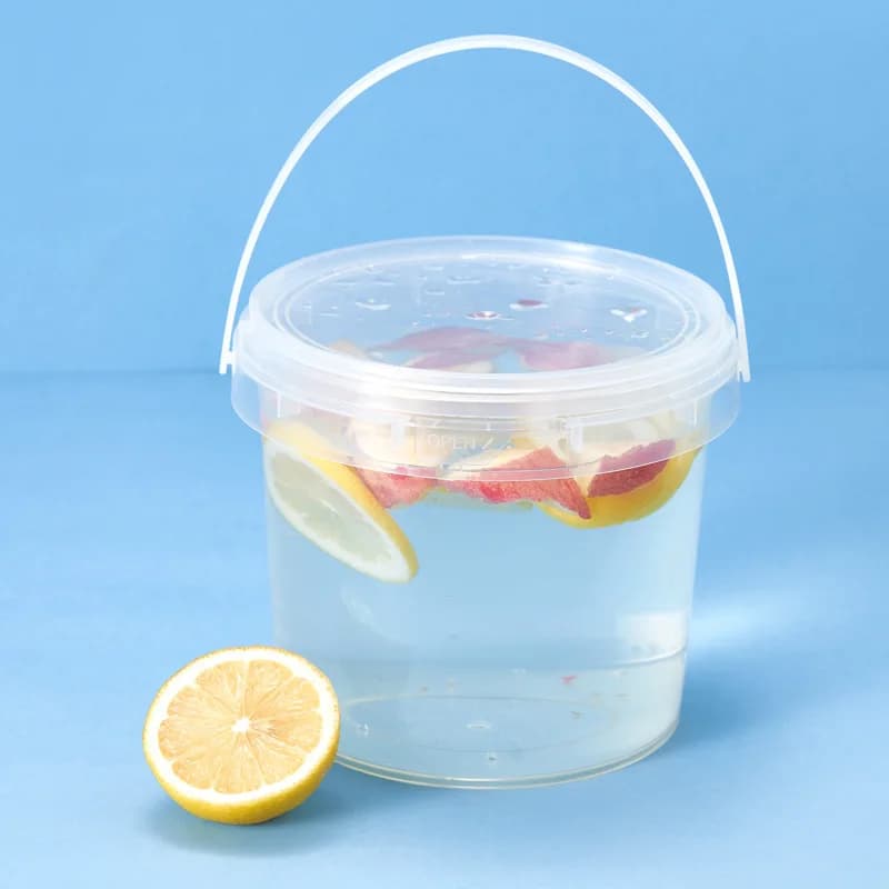 Set di 400 Contenitori per Miele da 300ML/500ML in PP per Alimenti, Barattoli Rotondi con Coperchio per Conservazione di Snack e Frutta Secca
