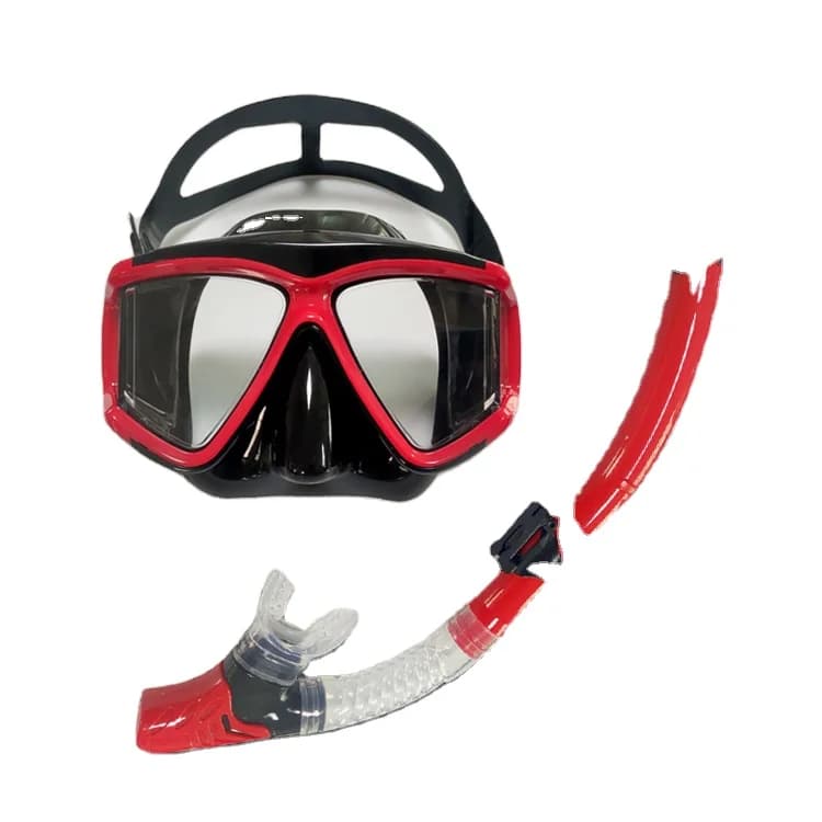 Complete Underwater Mask in Silicone Anti-fog for Adults, 180 Degree Visual, Professional, Unisex - Promotional Offer