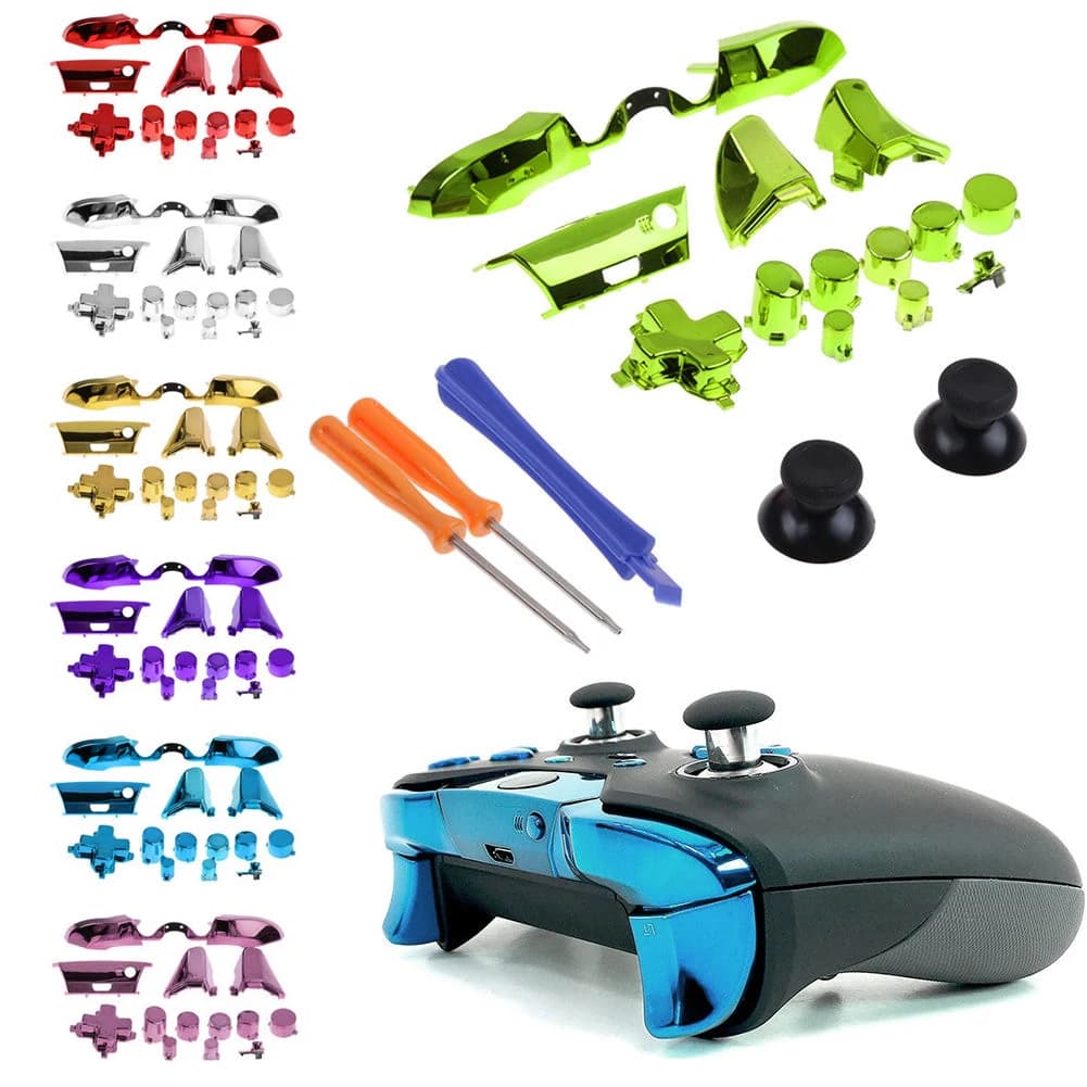 Accessori per Controller di Gioco con Cacciavite, Kit di Ricambio per Riparazione Gamepad Xbox One Elite