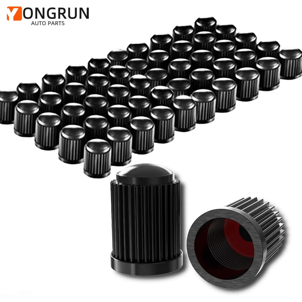 50/100Pcs Universal valve cap, car tire, valve cap, bicycle wheel, valve cap, bicycle, car, motorcycle parts
