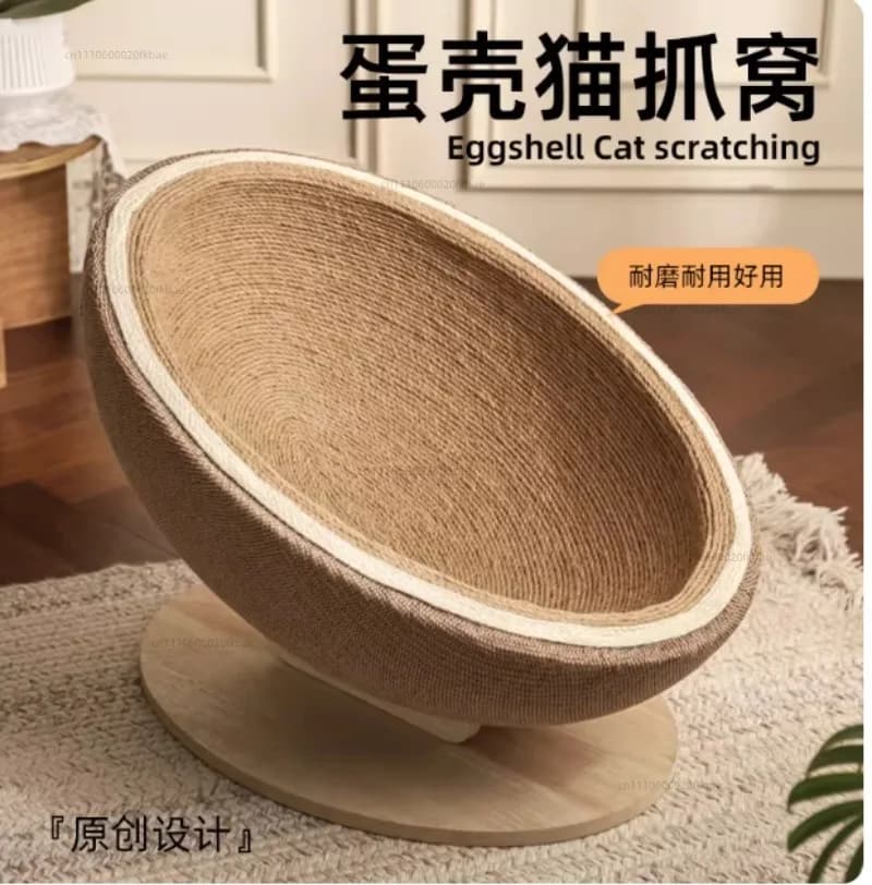 Cat Scratching Basin Litter Integrated Claw Grinding Sofa Semi-closed Toy Scratching Board Cat Supplies